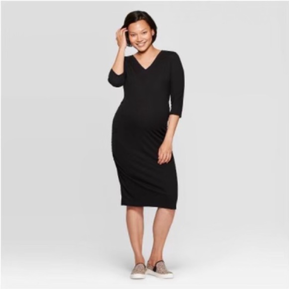 Liz Lange Maternity Black Dress, size Medium